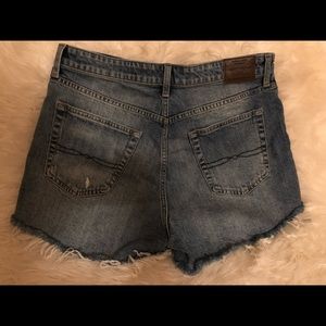 Lucky brand high rise jean cut off shorts